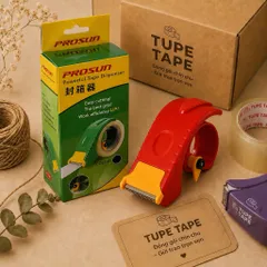 Máy Cắt Băng Keo Cầm Tay PROSUN 45-60mm | Màu Đỏ | Dụng Cụ Cắt Băng Keo | Êm Tay, Dễ Sử Dụng.