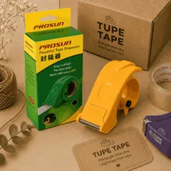 Máy Cắt Băng Keo Cầm Tay PROSUN 45-60mm | Màu Vàng | Dụng Cụ Cắt Băng Keo | Êm Tay, Dễ Sử Dụng.