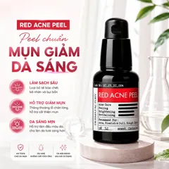 Peel tẩy da chết hoá học nồng độ cao DERMA FACTORY RED ACNE PEEL 30ml