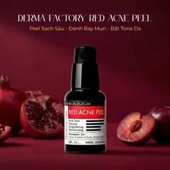 Peel tẩy da chết hoá học nồng độ cao DERMA FACTORY RED ACNE PEEL 30ml