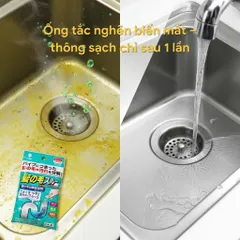 Set 2 gói bột khử mùi đường ống làm tiêu tóc nhà tắm Kokubo nội địa Nhật Bản