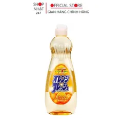 Chai nước rửa bát chén hương cam 600ml nội địa Nhật Bản