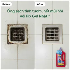Chai thông tắc đường ống cống thông tắc bồn cầu bồn rửa bát 800g nội địa Nhật Bản - Nakaya