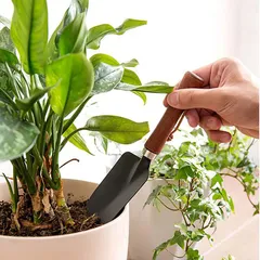 Bộ 5 món làm vườn cào, cuốc, xẻng mini cho chậu cây cảnh bonsai nội địa Nhật Bản Nakaya