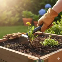 Bộ 5 món làm vườn cào, cuốc, xẻng mini cho chậu cây cảnh bonsai nội địa Nhật Bản Nakaya