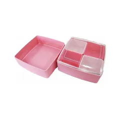 Hộp hai tầng chia ngăn , hộp đựng cơm văn phòng tiện lợi Nội địa Nhật Bản - Kokubo