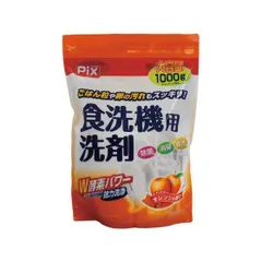 Bột rửa chén Lion Chemical PIX dùng cho máy rửa chén dung tích lớn 1000g Nội địa Nhật Bản