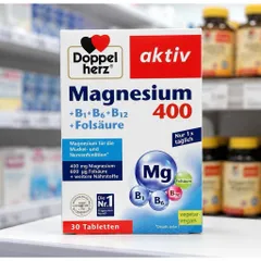 Magnesium 400 + B1 B6 B12 của Đức 30 V