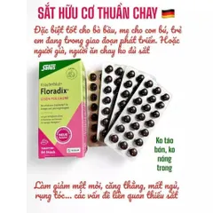 Viên sắt hữu cơ Floradix Salus - Hộp 84 viên