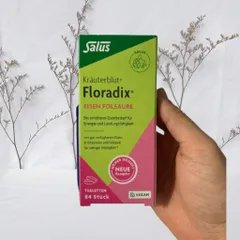 Viên sắt hữu cơ Floradix Salus - Hộp 84 viên