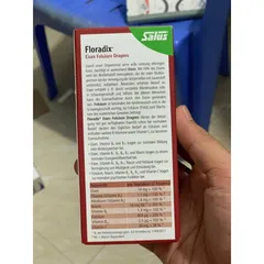 Viên sắt hữu cơ Floradix Salus - Hộp 84 viên