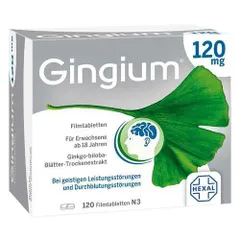 Gingium 120mg Hexal - Hộp 120 viên