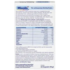 Viên uống bổ mắt Mivolis Augen Extra Sehkraft- Schutz Kapsenln Tag - Nacht