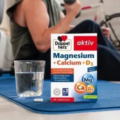 Magnesium + Calcium + D3 Đức - Hộp 40v