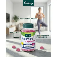 Kẹo Magnesium + B12 Gummi Kneipp 60V