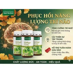 Viên uống bổ não Ginkgo Kapseln 75mg Sanct Bernhard Đức - 240V
