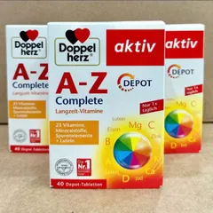 Viên uống vitamin tổng hợp Doppelherz A-Z Depot bổ sung vitamin và khoáng chất thiết yếu cho cơ thể - Hộp 40 viên