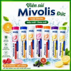 Viên sủi Mivolis Đức ống 20 viên  [Date mới]