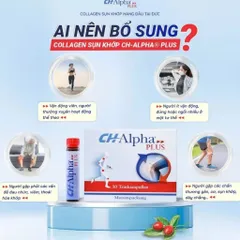 Collagen hỗ trợ phục hồi sụn khớp Ch Alpha Plus của Đức Đức dạng nước - Hộp 30 ống