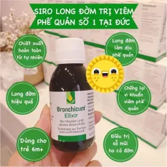 [Bronchicum] Thực phẩm chức năng cho trẻ và người lớn của Đức 100ml