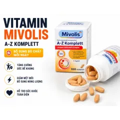 Viên uống bổ sung Vitamin tổng hợp A-Z Mivolis Hộp 100 viên cho người dưới 50 ,trên 50 tuổi - Hàng Đức