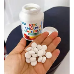 Calcium Magnesium d3 cho bé, lọ 180 viên