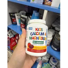 Calcium Magnesium d3 cho bé, lọ 180 viên