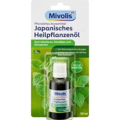 Tinh dầu thảo dược bạc hà Japanisches Heilpflanzenöl Mivolis giúp giảm căng thẳng, mệt mỏi, nhức đầu, lọ 30ml
