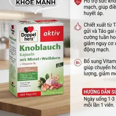 Viên tỏi Knoblauch xách Đức 480v