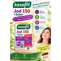 Viên uống hỗ trợ tuyến giáp Taxofit Jod 150 + Selen Depot 60V của Đức