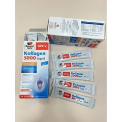 Collagen nước Doppelherz Aktiv Kollagen 5000 Liquid – Hỗ trợ xương khớp, da, tóc – Hộp 14 gói