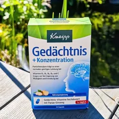 Bổ não nhân sâm Kneipp Gedächtnis + Konzentration của Đức 30v