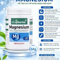 Viên uống bổ sung Magie Magnesium Altapharma của Đức 300Viên