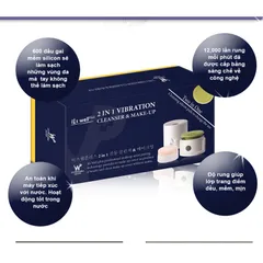 Máy rửa mặt 2 trong 1 cho làn da sạch mụn, dầu nhờn & đánh phấn nền It's Well Plus