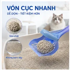 Cát Vệ Sinh Mèo LUNA 9L Vón Cục Siêu Nhanh - Khử Mùi Hiệu Quả - Hương Chanh/Cà Phê/Lavender/Táo
