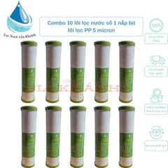 Bộ 10 lõi lọc nước số 1 cho máy RO, lõi lọc số 1 pp 5 micron