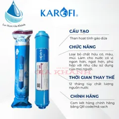 Bộ 4 lõi Karofi T33-Mineral-Far Infrared-NanoSilver chính hãng