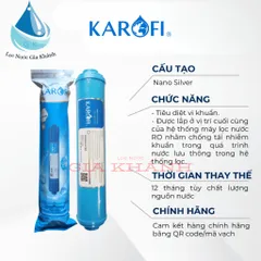 Bộ 4 lõi Karofi T33-Mineral-Far Infrared-NanoSilver chính hãng