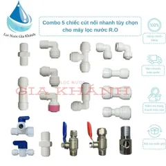 Combo 5 chiếc cút máy lọc nước nối nhanh các loại