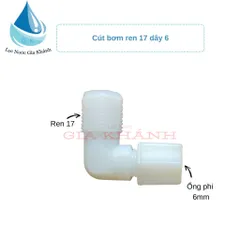 Combo 10 chiếc cút bơm ren 17 dây 6 vặn ren