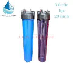 Vỏ cốc lọc thô 20 inch không kèm lõi lọc.