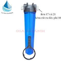 Vỏ cốc lọc thô 20 inch không kèm lõi lọc.