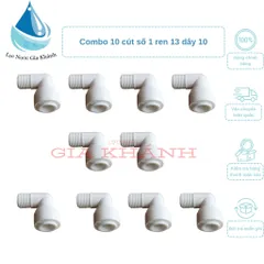 Combo 10 chiếc cút số 1 ren 13 dây 10