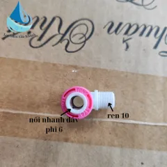 Van 1 chiều ren 10 dây phi 6 nối nhanh