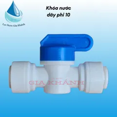 Van Khoá Dây 10mm - Nối 2 Đầu Ống 10 Có Kèm Van Khoá
