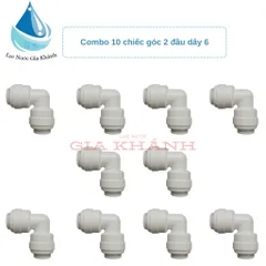 Combo 10 chiếc cút góc 2 đầu dây 6