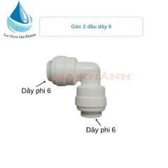 Combo 10 chiếc cút góc 2 đầu dây 6