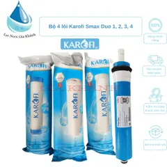 Bộ 4 Lõi Lọc Karofi Smax Duo 1 – 2 – 3 – 4 (Chính Hãng)