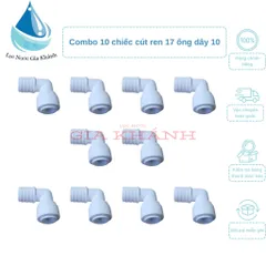 Combo 10 chiếc cút ren 17 ống dây 10
