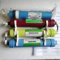 Bộ 04 Lõi Lọc Nước Kangaroo số 4,5,6,7 (RO+ Ceramic + Alkaline + Nano silver) chính hãng
